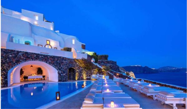 Most Expensive Hotel Suites Greece Santorini Private Villa