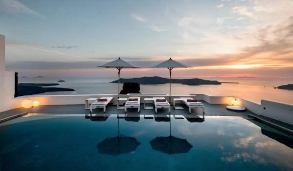 Most Expensive Hotel Suites Greece Santorini Private Villa